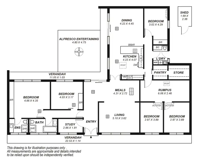 Floorplan of Homely house listing, 34 Old Drive, Novar Gardens SA 5040