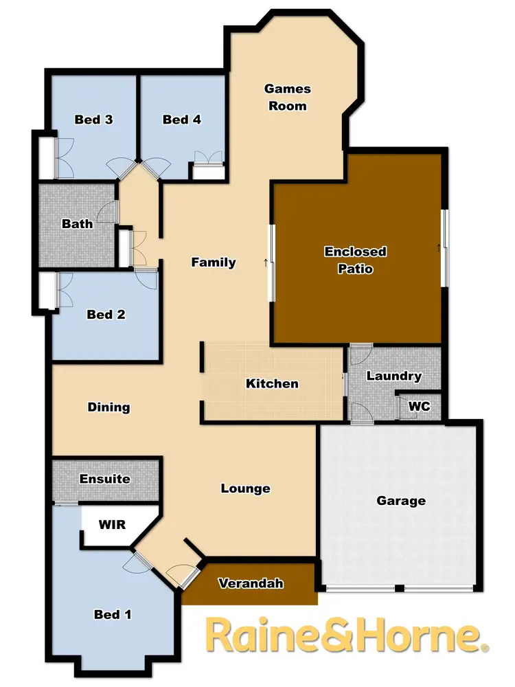 Floorplan of Homely house listing, 28 Grangewood Drive, Dubbo NSW 2830