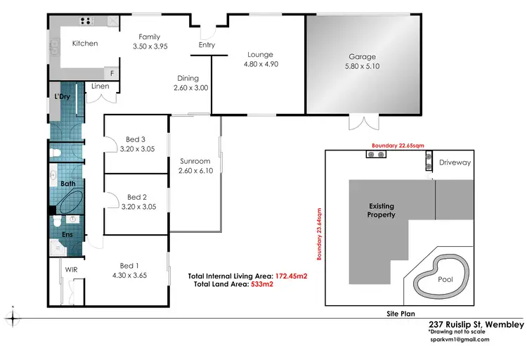 Floorplan of Homely house listing, 237 Ruislip Street, Wembley WA 6014