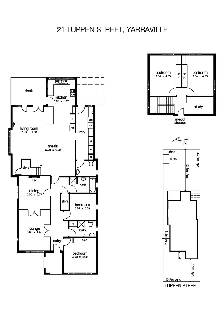 Floorplan of Homely house listing, 21 Tuppen Street, Yarraville VIC 3013