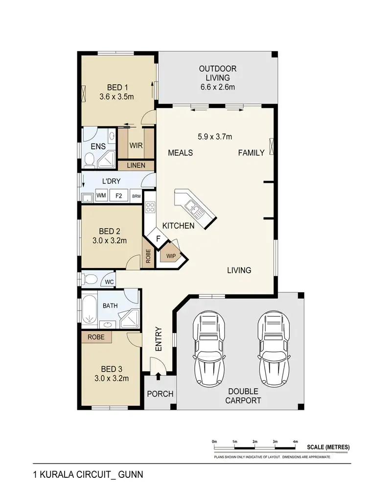 Floorplan of Homely house listing, 1 Kurala Circuit, Gunn NT 832