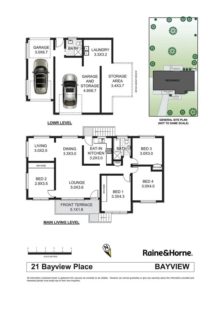 Floorplan of Homely house listing, 21 Bayview Place, Bayview NSW 2104