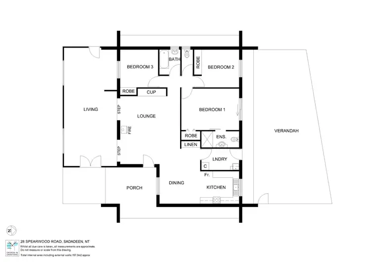 Floorplan of Homely house listing, 28 Spearwood Road, Sadadeen NT 870