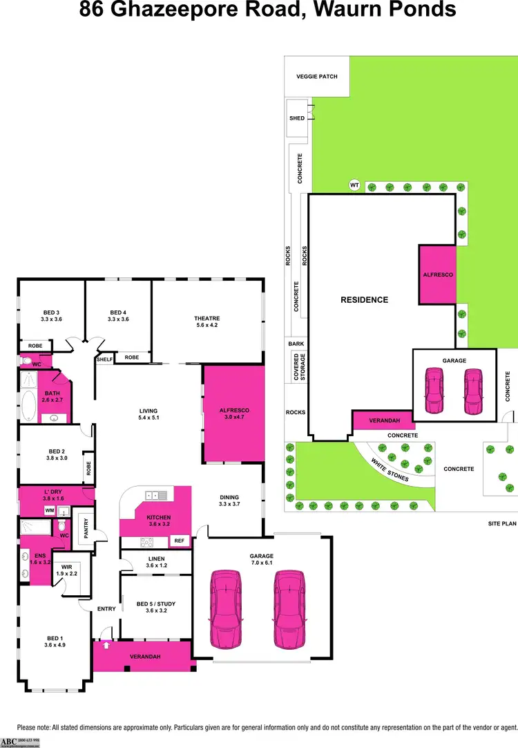 Floorplan of Homely house listing, 86 Ghazeepore Road, Waurn Ponds VIC 3216