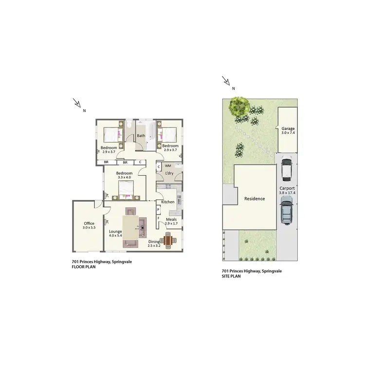 Floorplan of Homely house listing, 701 Princes Highway, Springvale VIC 3171