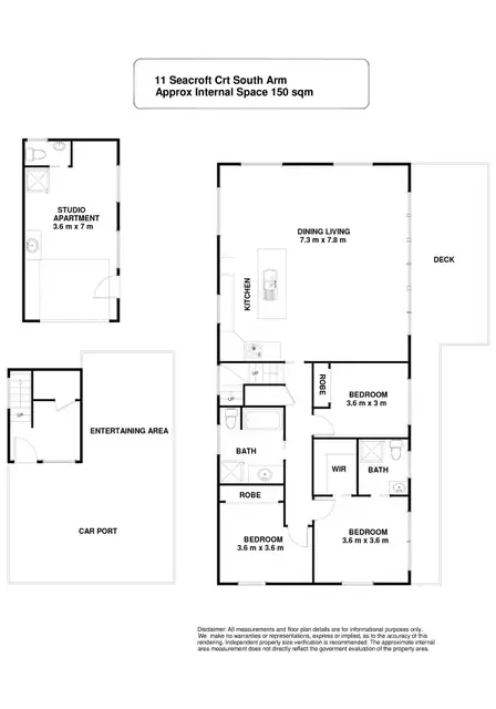 Floorplan of Homely house listing, 11 Seacroft Court, South Arm TAS 7022