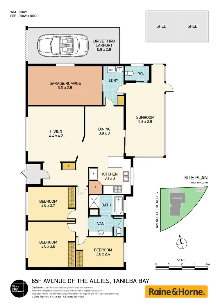 Floorplan of Homely house listing, 65F Avenue Of The Allies, Tanilba Bay NSW 2319