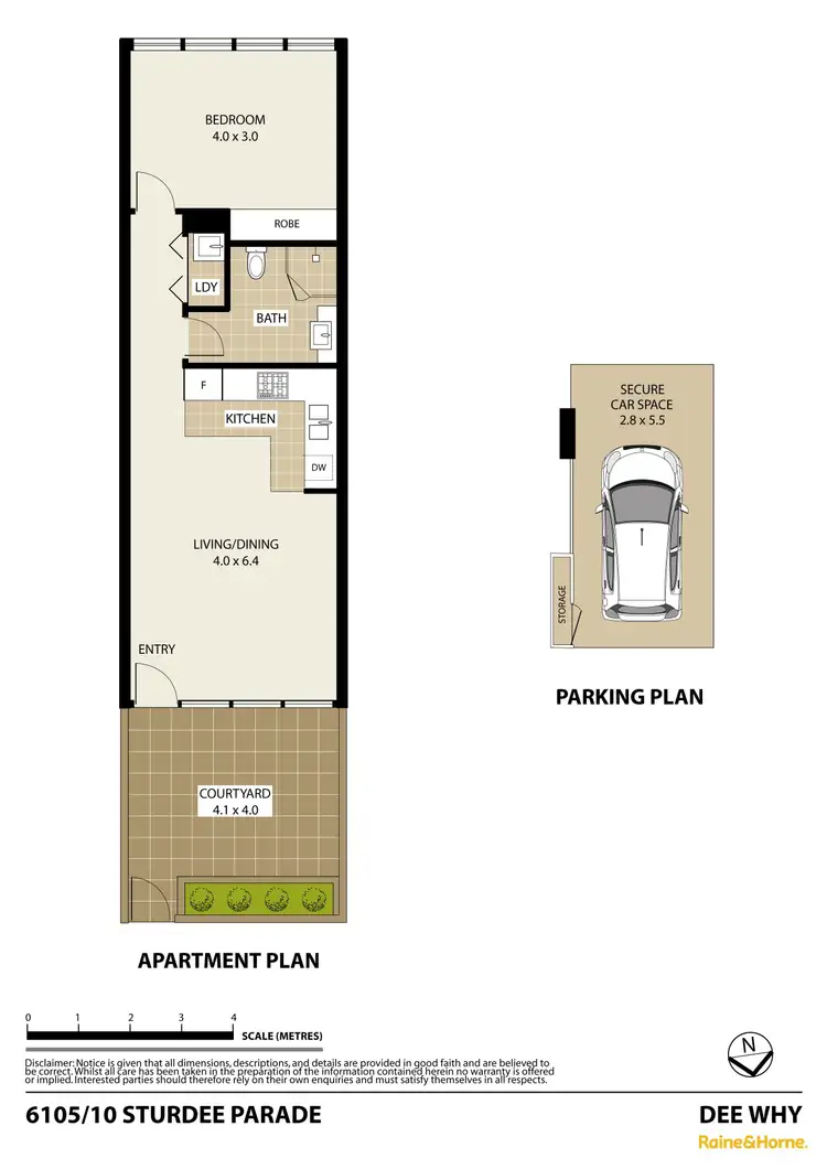 Floorplan of Homely unit listing, 6105/10 Sturdee Parade, Dee Why NSW 2099