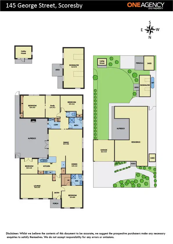 Floorplan of Homely house listing, 145 George Street, Scoresby VIC 3179