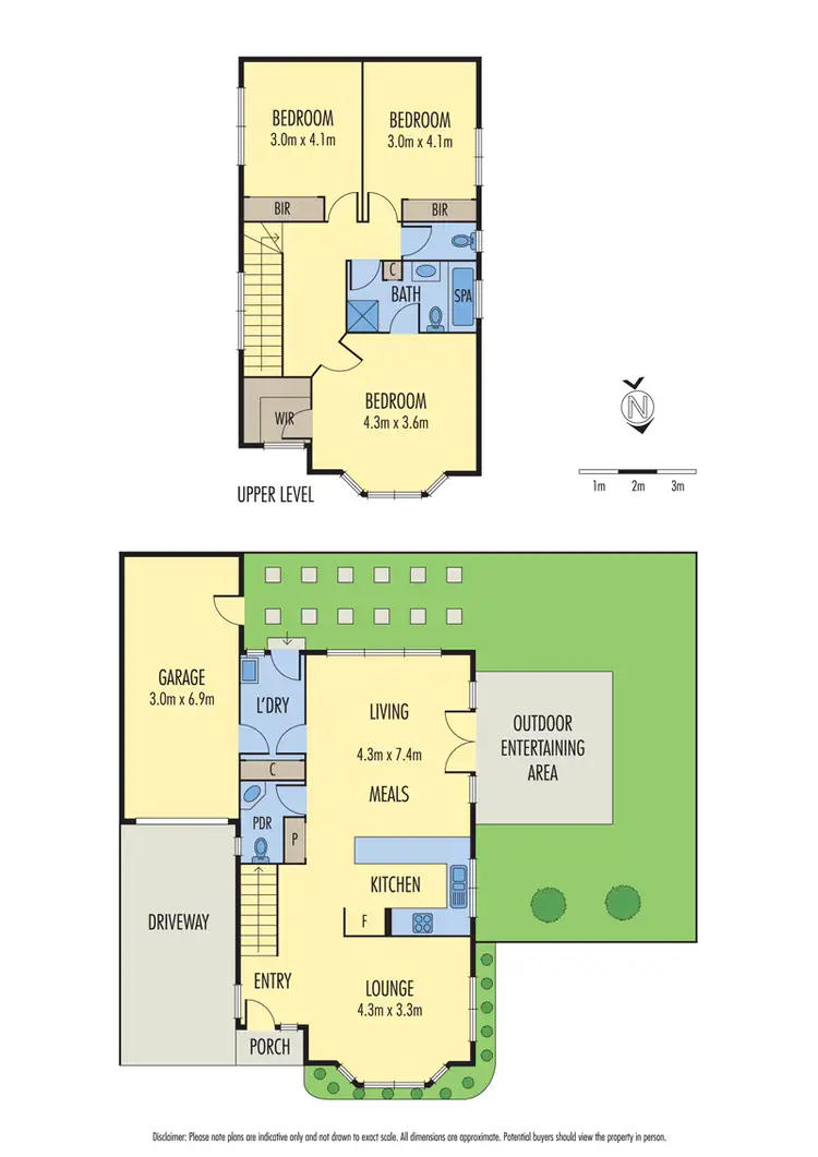 Floorplan of Homely townhouse listing, 4/43-45 Walter Street, Williamstown VIC 3016