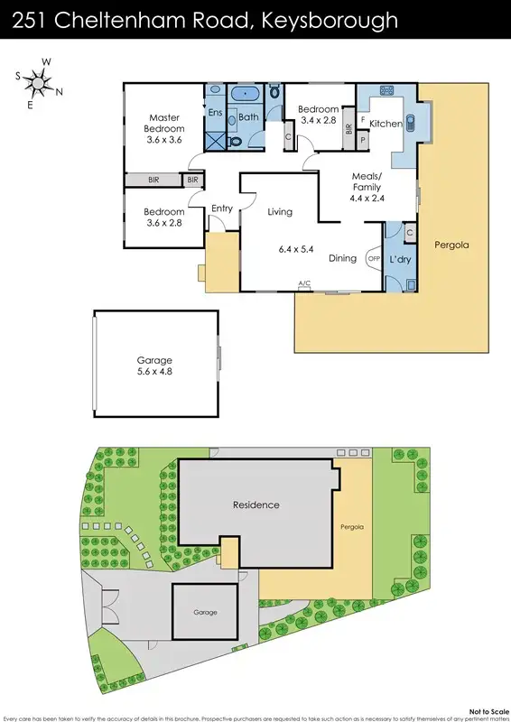 Floorplan of Homely house listing, 251 Cheltenham Road, Keysborough VIC 3173