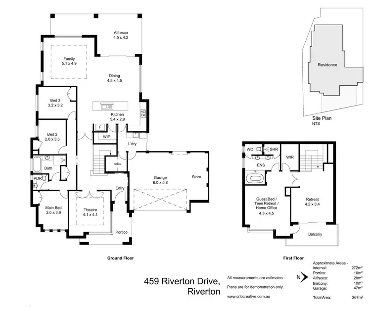 Floorplan of Homely house listing, 459 Riverton Drive, Riverton WA 6148