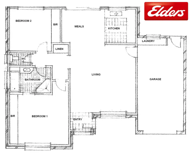 Floorplan of Homely townhouse listing, 1/53 Walker Crescent, Jerrabomberra NSW 2619