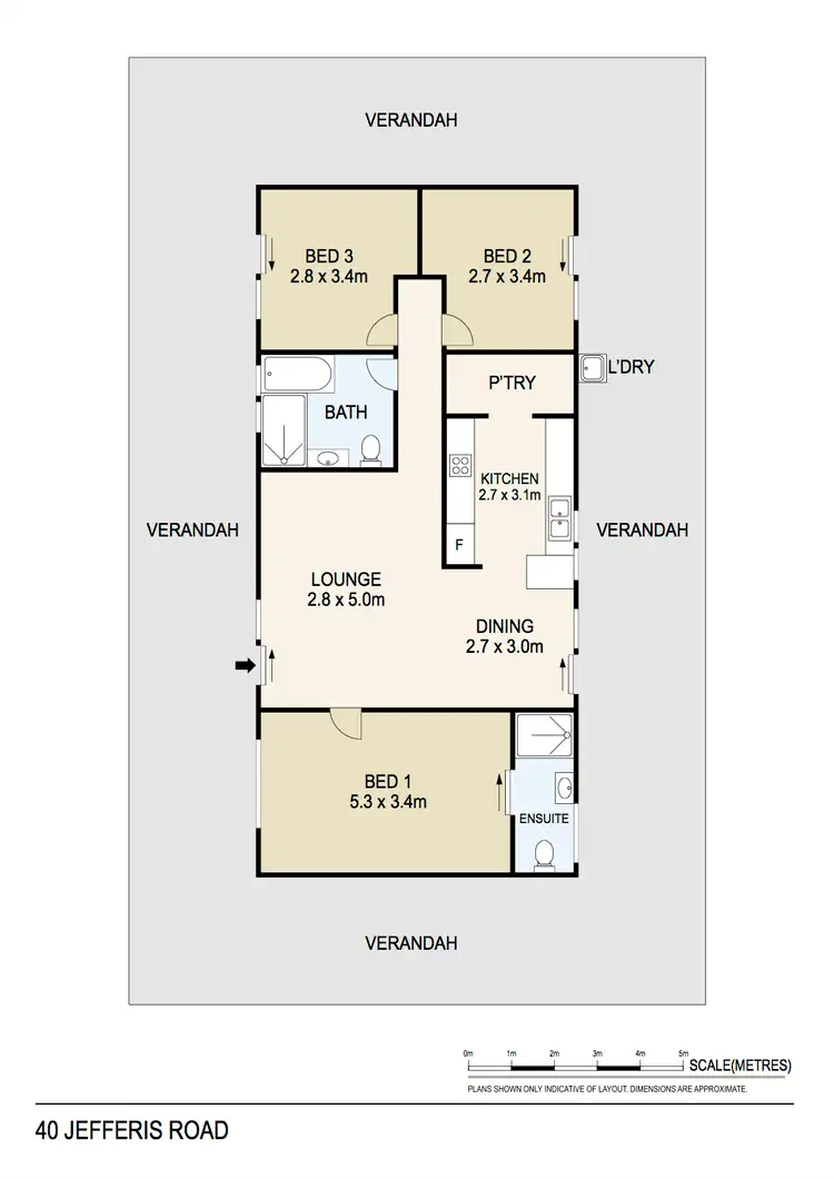Floorplan of Homely house listing, 40 Jefferis Road, Humpty Doo NT 836