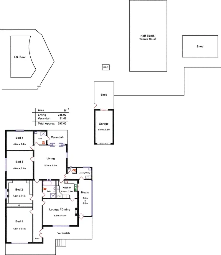 Floorplan of Homely house listing, 14 Fifeshire Avenue, St Georges SA 5064