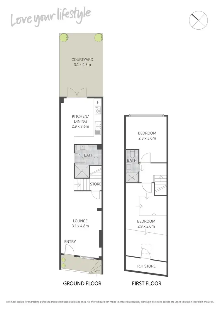 Floorplan of Homely house listing, 36 Reiby Street, Newtown NSW 2042