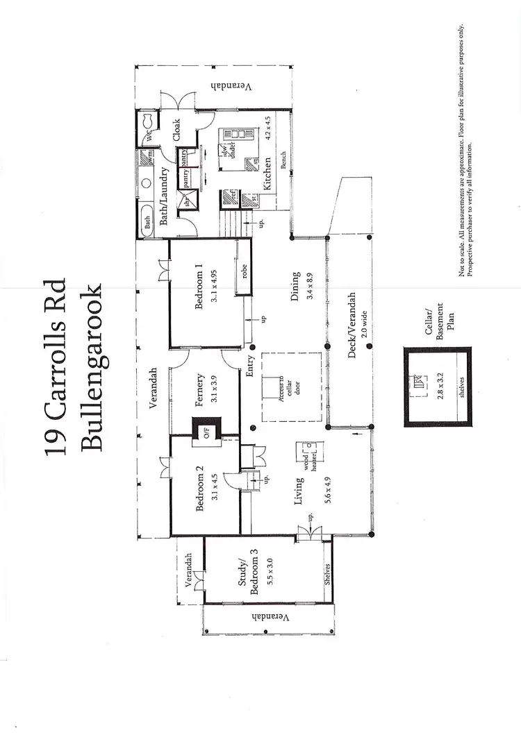 Floorplan of Homely house listing, 19 Carrolls Lane, Bullengarook VIC 3437