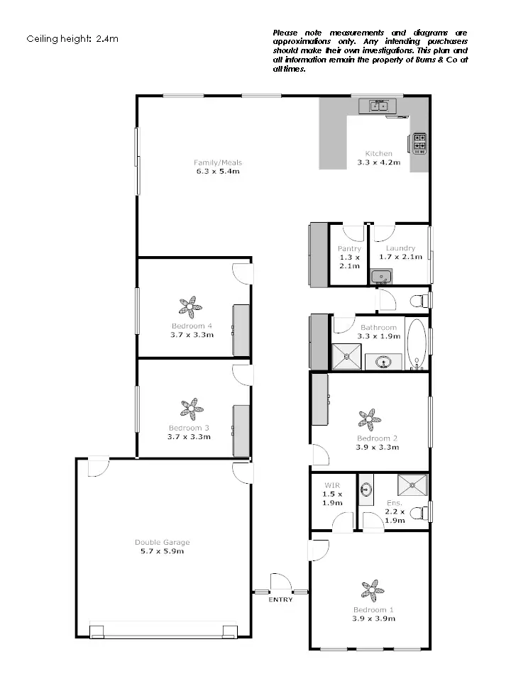 Floorplan of Homely house listing, 580 Ontario Avenue, Mildura VIC 3500