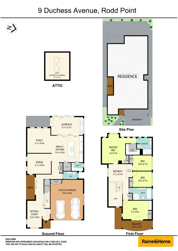 Floorplan of Homely house listing, 9 Duchess Avenue, Rodd Point NSW 2046
