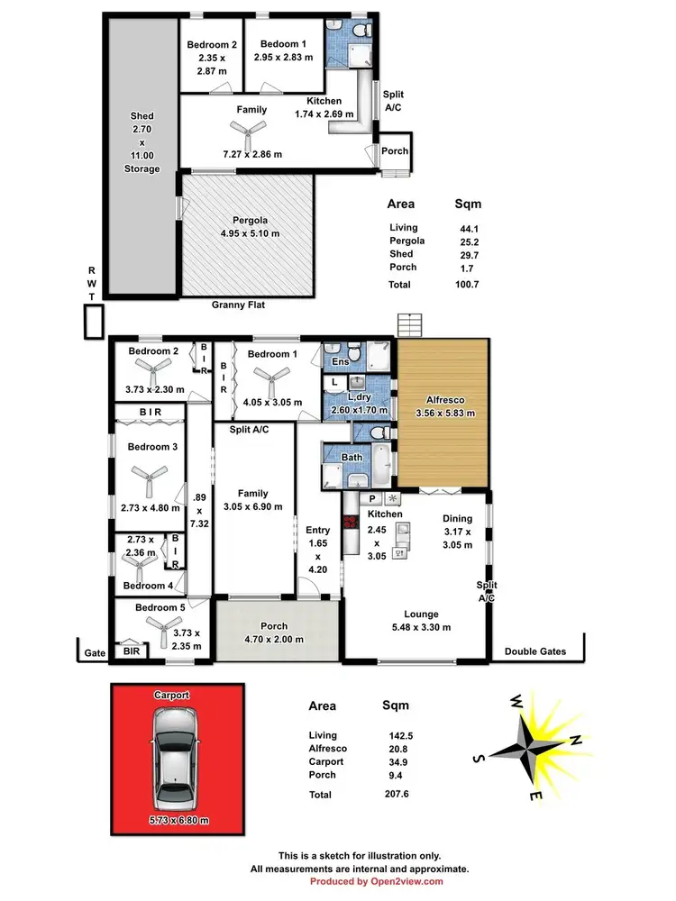 Floorplan of Homely house listing, 35 Elizabeth Street, Tea Tree Gully SA 5091