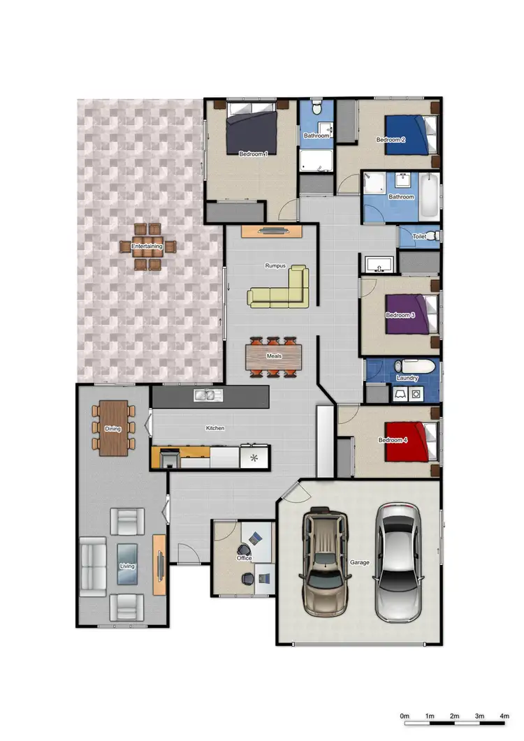 Floorplan of Homely house listing, 40 Equinox St, Berrinba QLD 4117