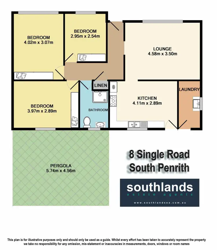 Floorplan of Homely house listing, 8 Single Road, South Penrith NSW 2750