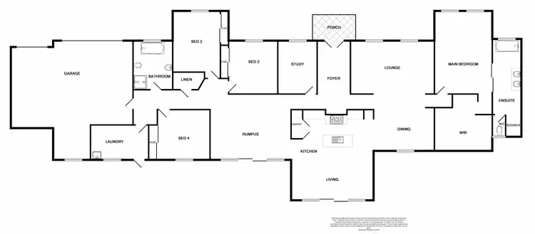 Floorplan of Homely house listing, 48 Mackellar Drive, Vacy NSW 2421