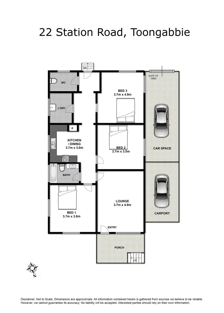 Floorplan of Homely house listing, 22 Station Road, Toongabbie NSW 2146