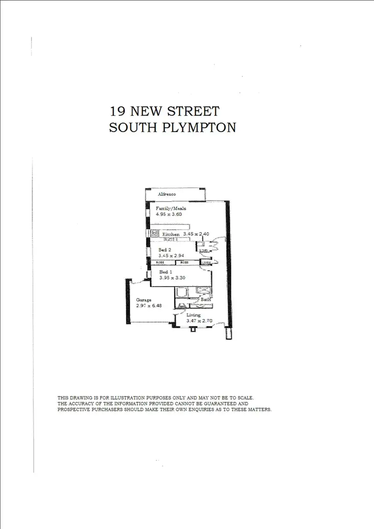 Floorplan of Homely house listing, 19 New Street, South Plympton SA 5038