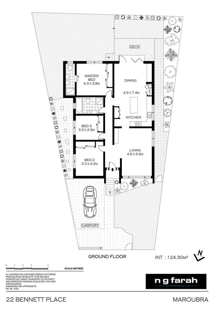 Floorplan of Homely house listing, 22 Bennett Place, Maroubra NSW 2035