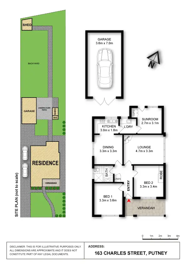 Floorplan of Homely house listing, 163 Charles Street, Putney NSW 2112