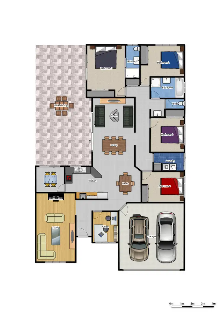 Floorplan of Homely house listing, 23 Tennessee Way, Berrinba QLD 4117