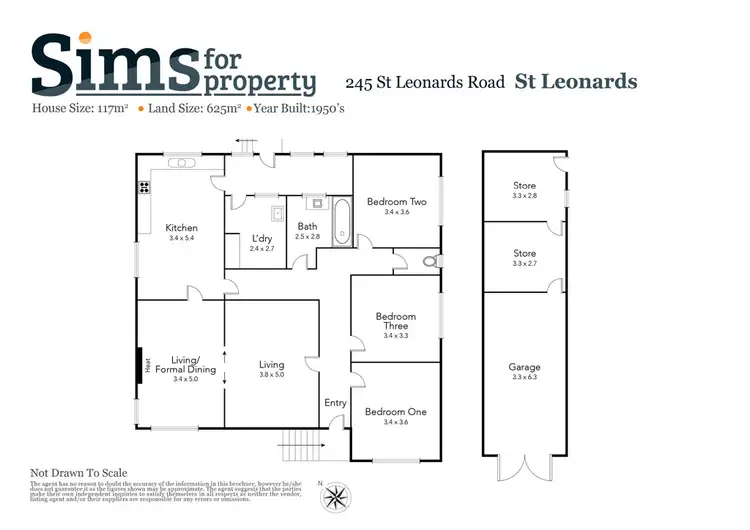 Floorplan of Homely house listing, 245 St Leonards Road, St Leonards TAS 7250