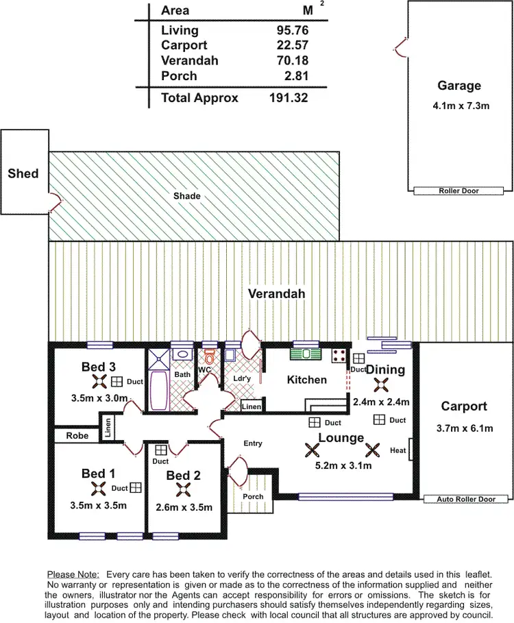 Floorplan of Homely house listing, 12 Saint Road, Smithfield Plains SA 5114