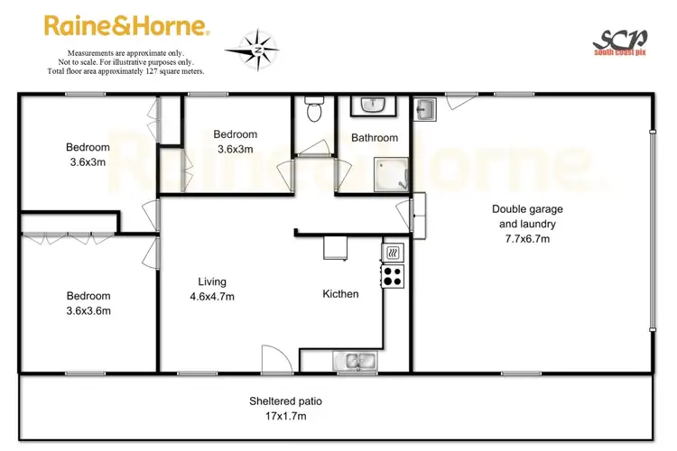 Floorplan of Homely house listing, 13 Cook Avenue, Surf Beach NSW 2536