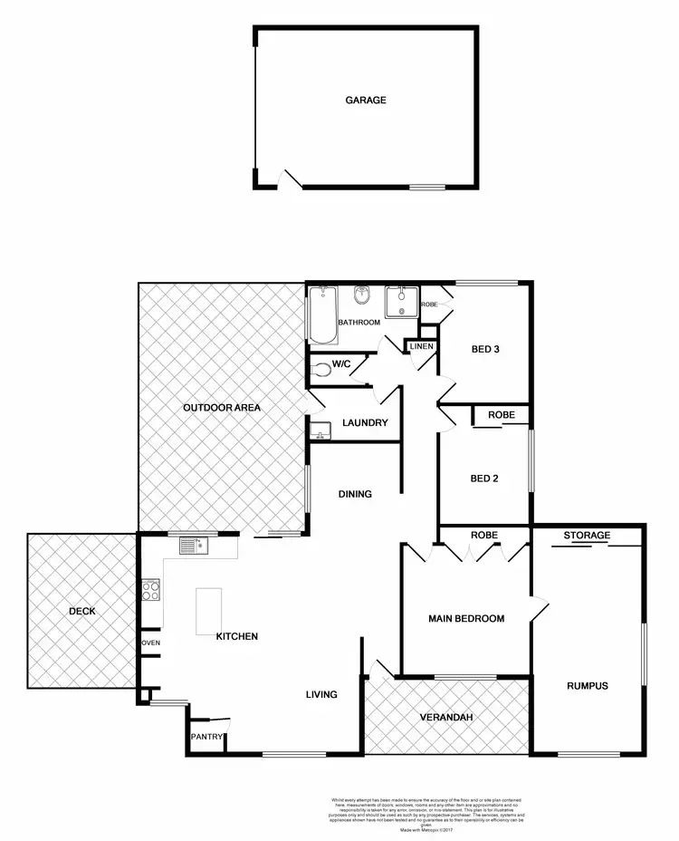 Floorplan of Homely house listing, 17 Baker Drive, Tenambit NSW 2323