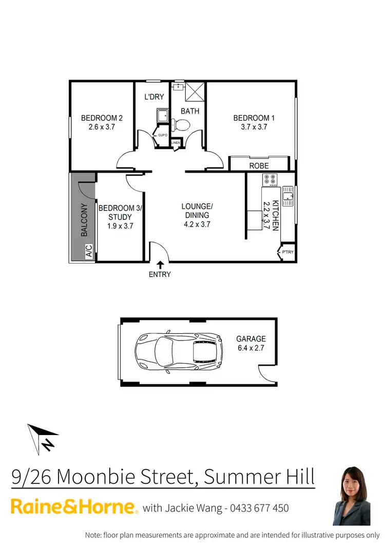 Floorplan of Homely unit listing, 9/26 Moonbie Street, Summer Hill NSW 2130