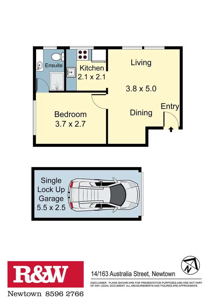Floorplan of Homely apartment listing, 14/163 Australia Street, Newtown NSW 2042