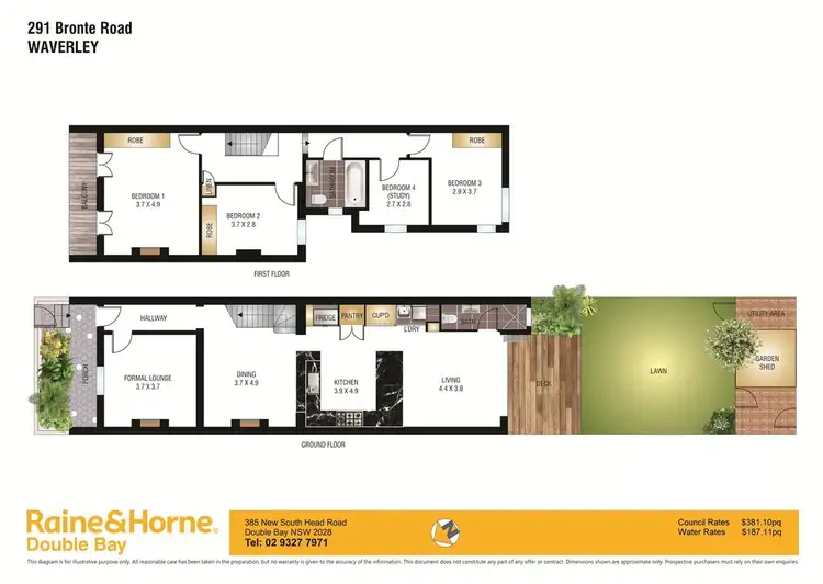 Floorplan of Homely house listing, 291 Bronte Road, Waverley NSW 2024