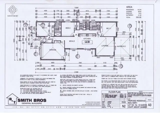 Floorplan of Homely house listing, 1/9 Queens Court, Mount Gambier SA 5290