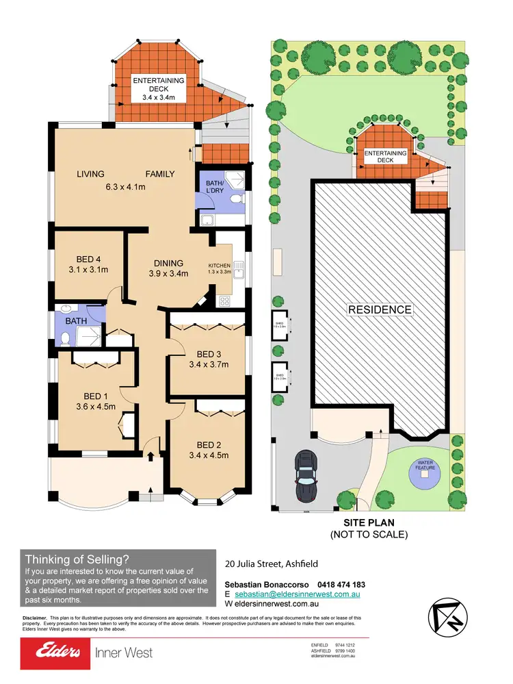 Floorplan of Homely house listing, 20 Julia Street, Ashfield NSW 2131
