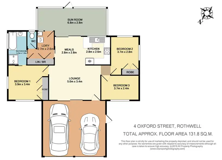 Floorplan of Homely house listing, 4 Oxford Street, Rothwell QLD 4022