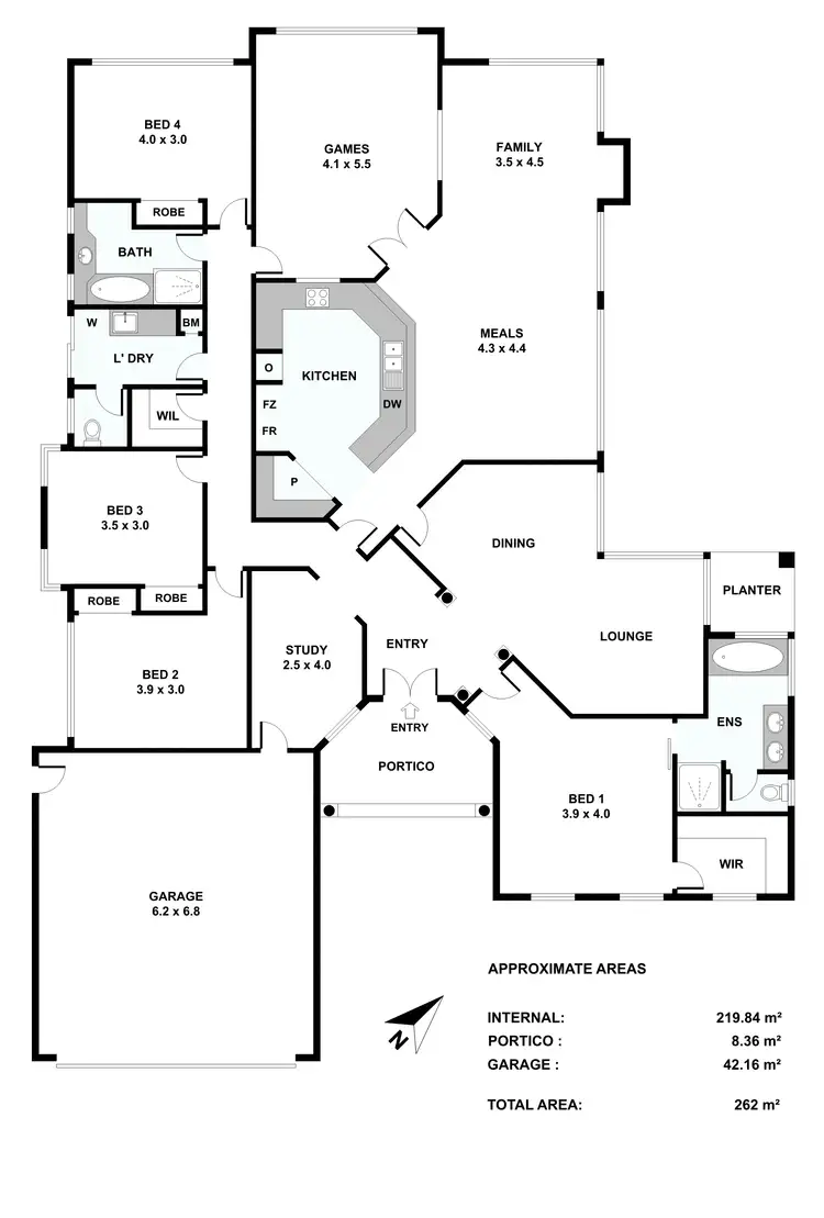 Floorplan of Homely house listing, 3 Pinaster Street, Menora WA 6050