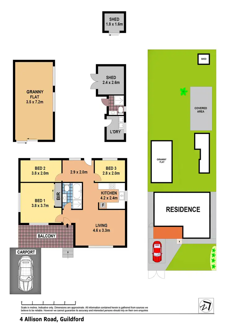 Floorplan of Homely house listing, 4 Allison Road, Guildford NSW 2161