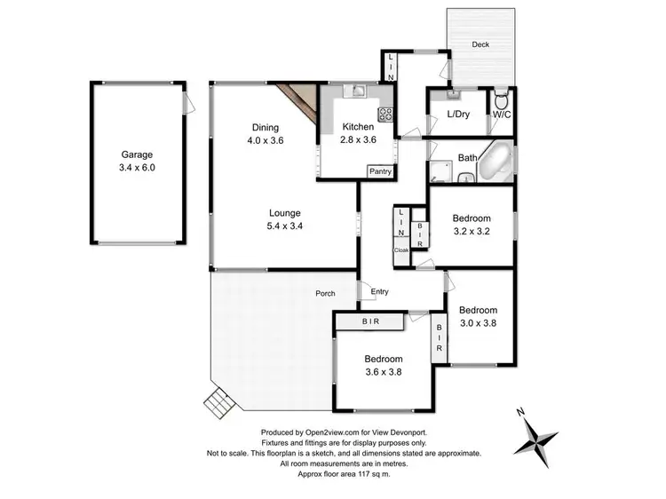 Floorplan of Homely house listing, 32 Hilltop Avenue, Devonport TAS 7310