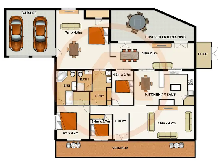 Floorplan of Homely house listing, 98-118 Canterbury Drive, Mundoolun QLD 4285