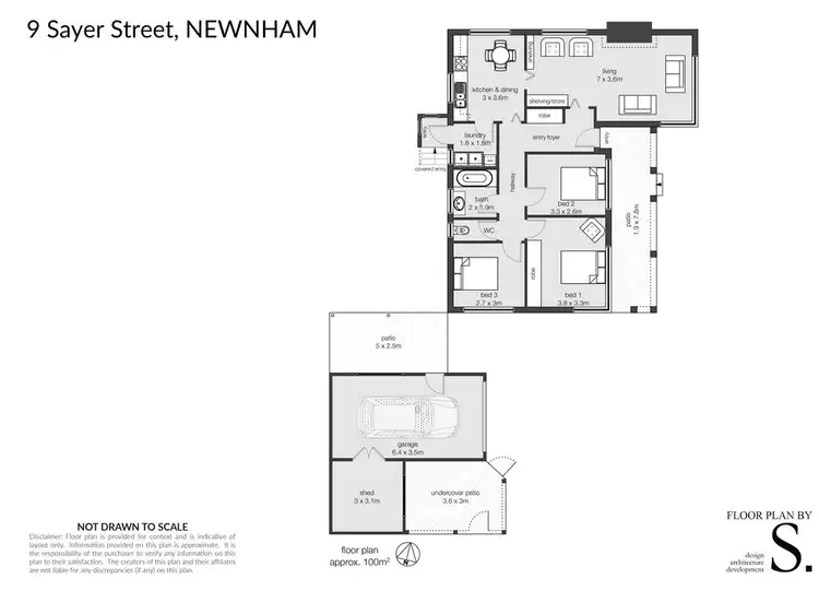 Floorplan of Homely house listing, 9 Sayer Street, Newnham TAS 7248