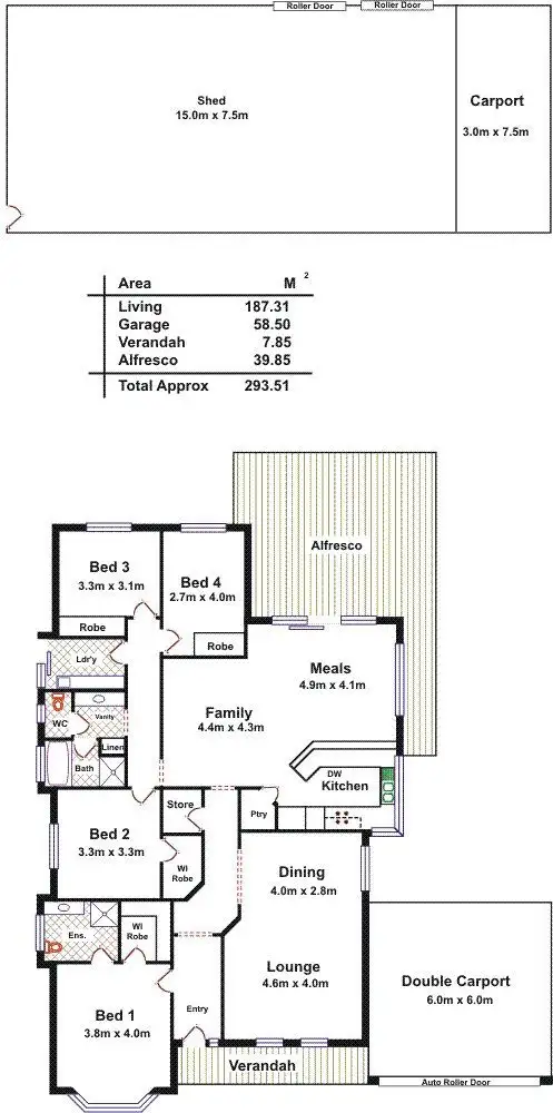 Floorplan of Homely house listing, 3 Varacalli Way, Angle Vale SA 5117
