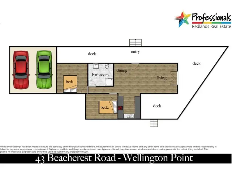 Floorplan of Homely house listing, 43 Beachcrest Road, Wellington Point QLD 4160