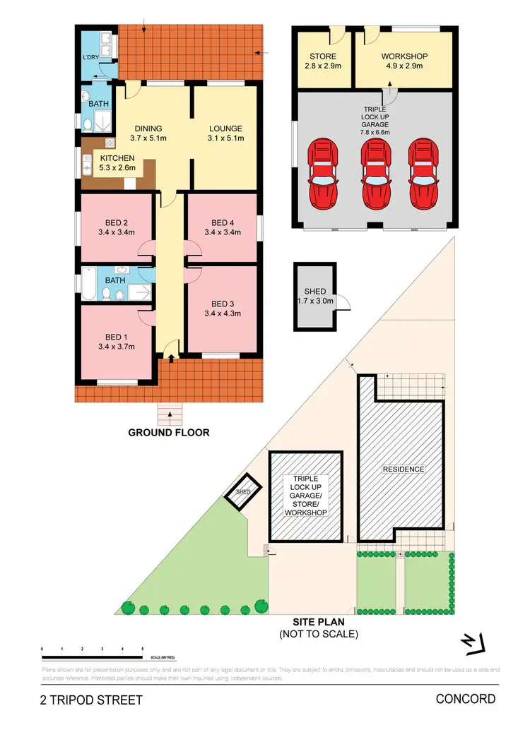 Floorplan of Homely house listing, 2 Tripod Street, Concord NSW 2137